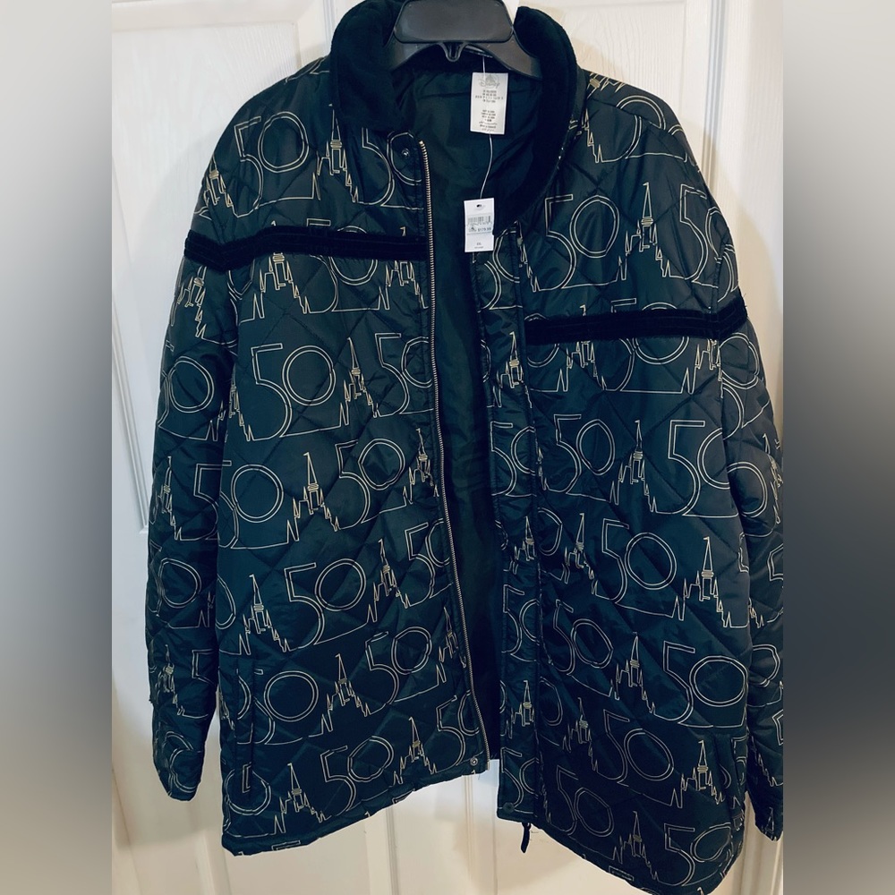 NWT Men's size XXL Walt Disney World 50th Anniversary Jacket w/pockets**MSRP$180